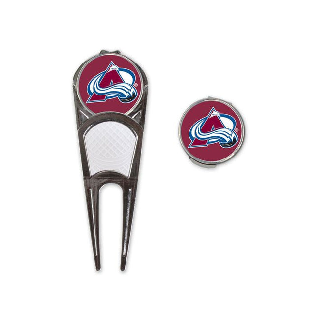 Combo de herramienta/marcador de golf/clip en forma de H de Colorado Avalanche*