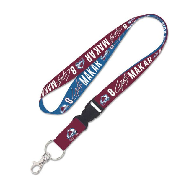 Colorado Avalanche Lanyard w/detachable buckle 1" Cale Makar