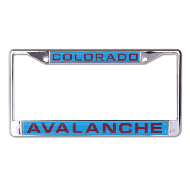 Colorado Avalanche Lic Plt Frame S/L Printed