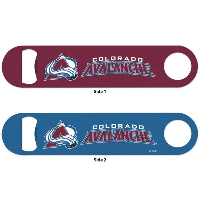 Abridor de botellas de metal de 2 lados de Colorado Avalanche