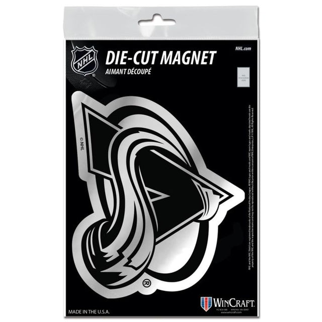 Colorado Avalanche Metallic Magnets 3" x 5"