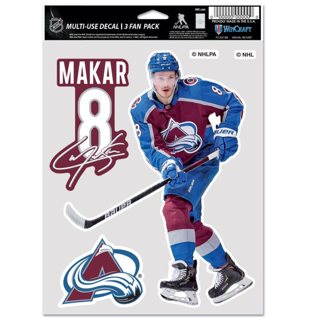 Colorado Avalanche Multi Use 3 FAN PACK Cale Makar