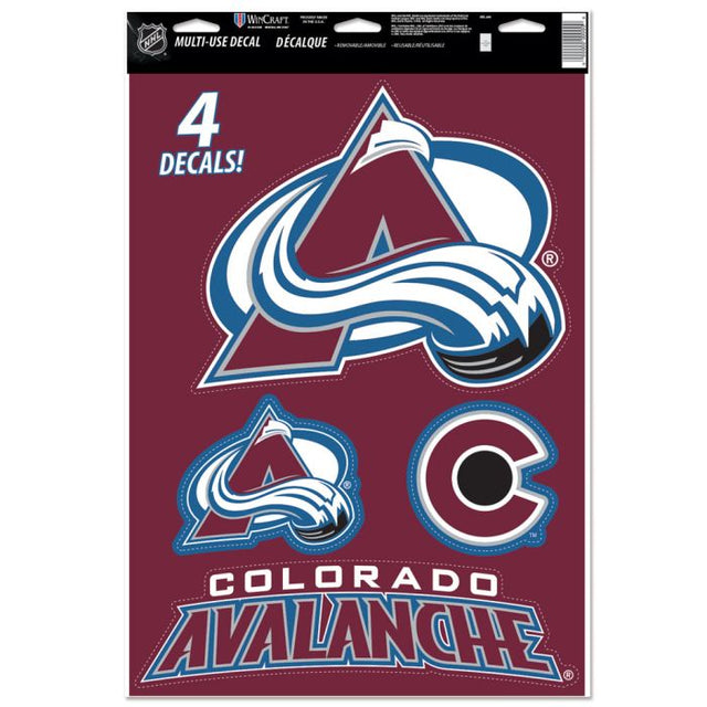 Colorado Avalanche Multi-Use Decal 11" x 17"