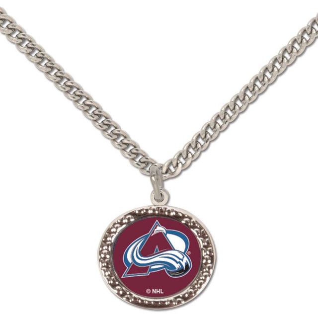 Colorado Avalanche Necklace w/Charm Jewelry Card