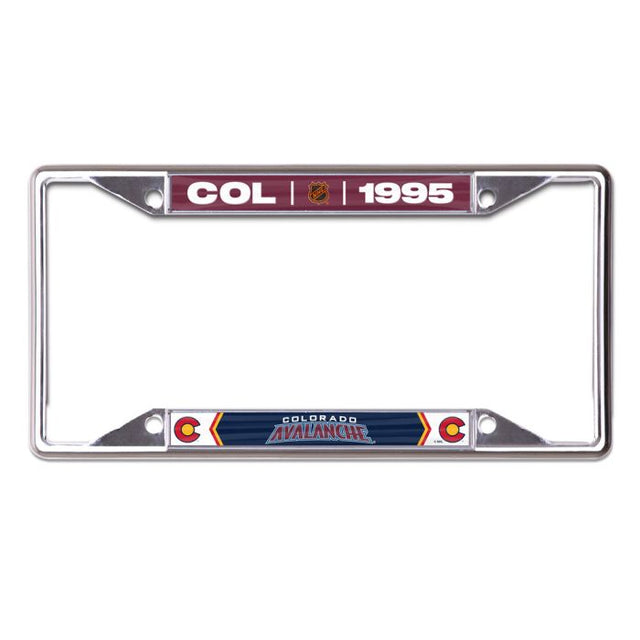 Colorado Avalanche Special Edition Lic Plt Frame S/S Printed