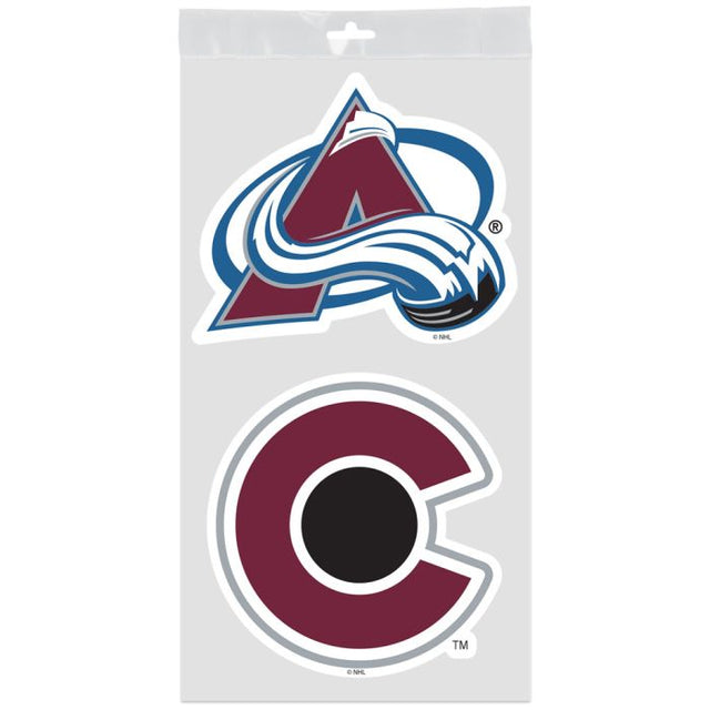 Colorado Avalanche Window Decals 4" x 7"