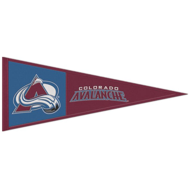 Colorado Avalanche Wool Pennant 13" x 32"