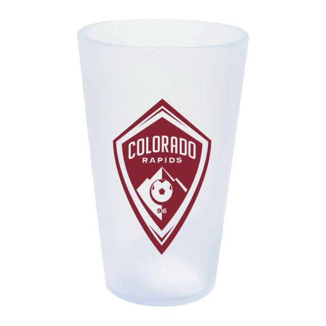 Vaso de pinta de silicona de 16 oz de Colorado Rapids Icicle