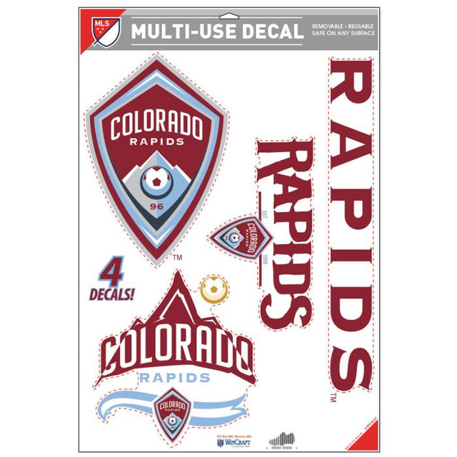 Calcomanía multiusos de Colorado Rapids, 11" x 17"