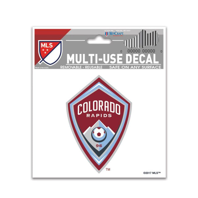 Calcomanía multiusos de Colorado Rapids de 3" x 4"