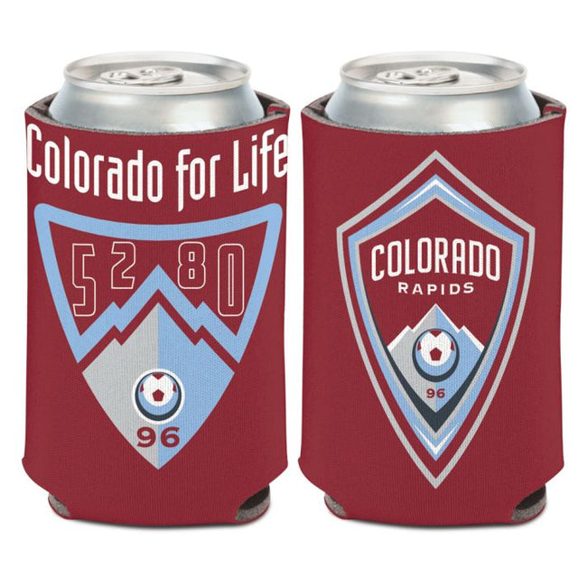 Enfriador de latas SLOGAN de Colorado Rapids de 12 oz.