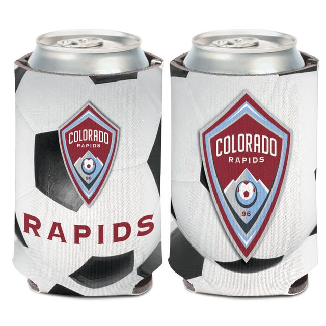 Enfriador de lata con forma de balón de fútbol de Colorado Rapids, 12 oz.