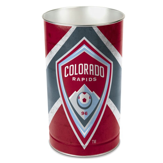 Papelera cónica de Colorado Rapids de 15" de alto