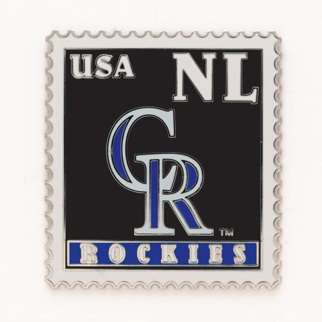 Tarjeta de joyería con pin de colección de los Colorado Rockies