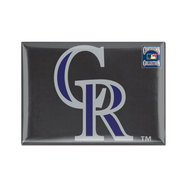 科罗拉多洛矶队/库珀斯敦金属磁铁 2.5 英寸 x 3.5 英寸