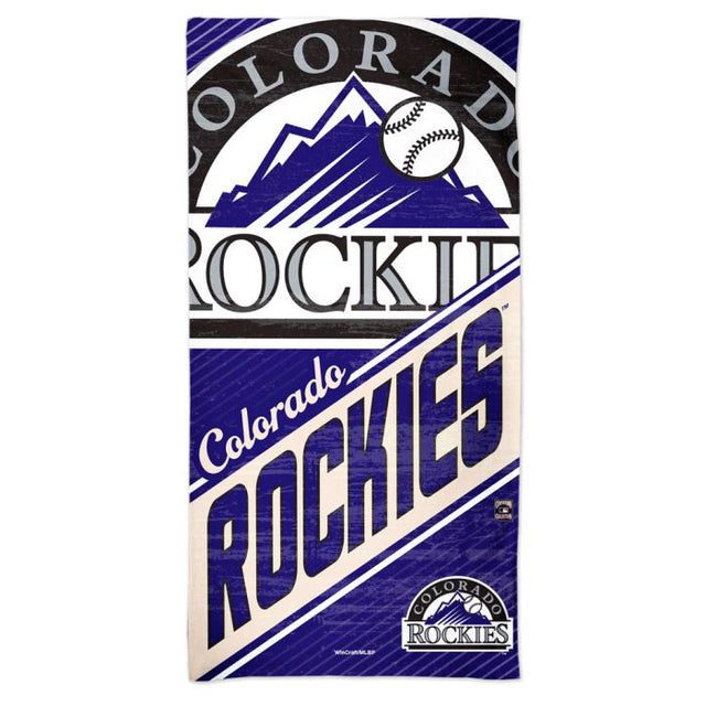 Colorado Rockies / Cooperstown Spectra Beach Towel 30" x 60"