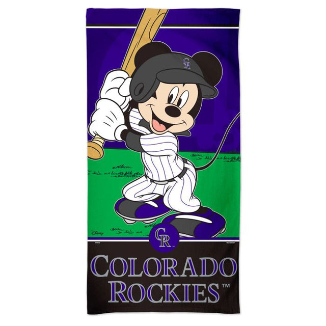 Colorado Rockies / Disney MICKEY Spectra Beach Towel 30" x 60"