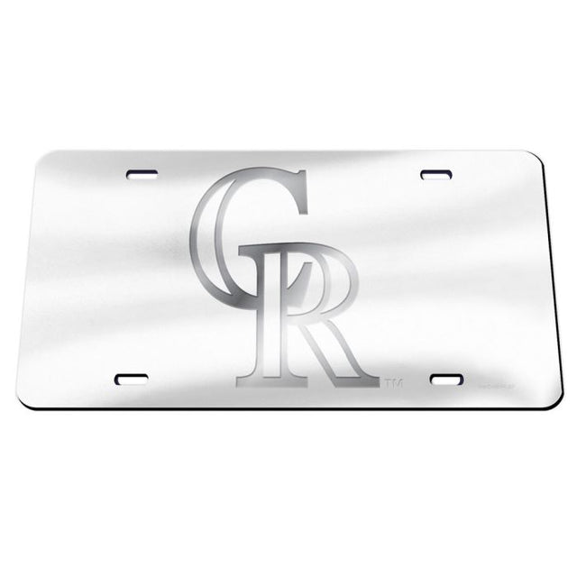 Colorado Rockies FROST Acrylic Classic License Plates