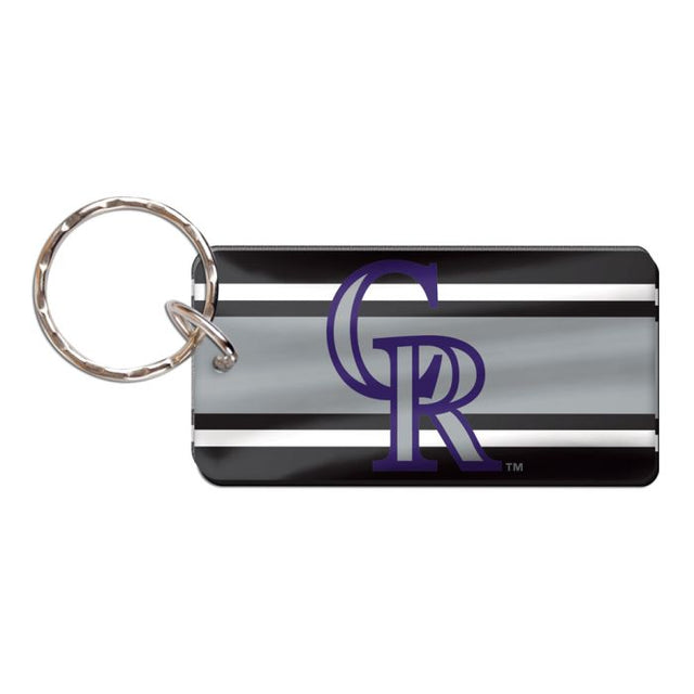 Colorado Rockies Keychain Rectangle