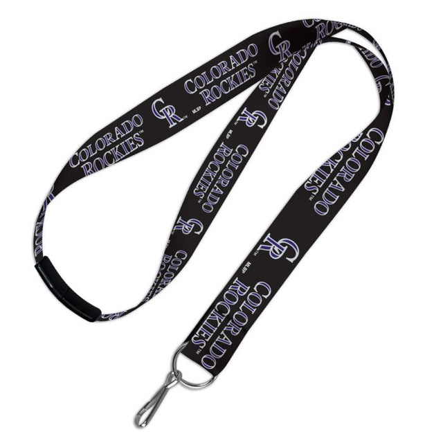 Colorado Rockies Lanyards w/Breakaway 1"