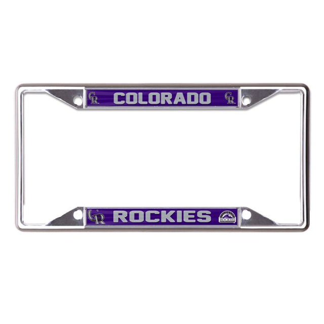 Colorado Rockies MEGA Lic Plt Frame S/S Printed