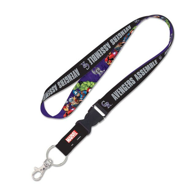 Colorado Rockies / Marvel (c) 2021 MARVEL Lanyard w/detachable buckle 1"