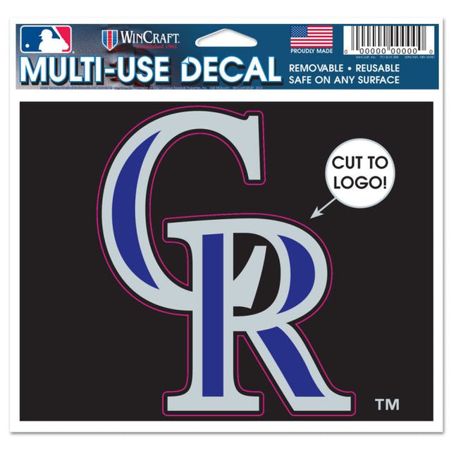 Colorado Rockies Multi-Use Decal - cut to logo 5" x 6"