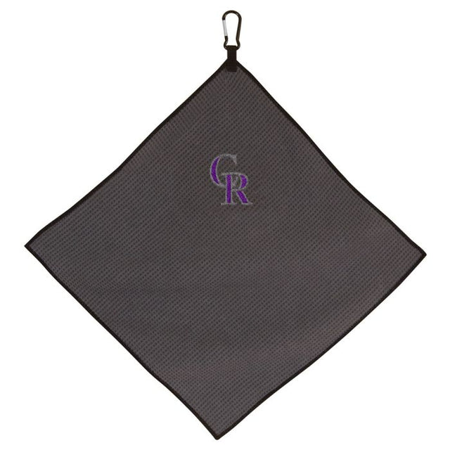 Colorado Rockies Towel - Grey Microfiber 15" x 15"