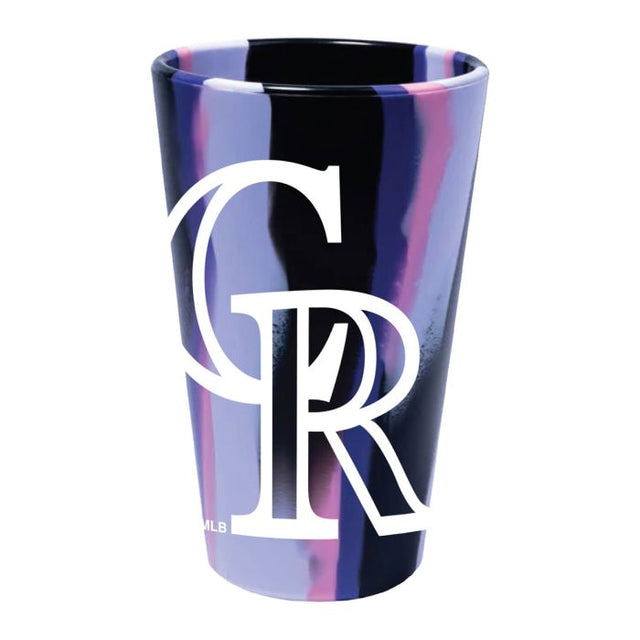 Colorado Rockies fashion 16 oz Silicone Pint Glass