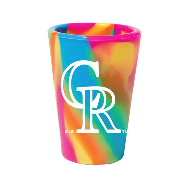 Colorado Rockies hippie 1.5oz Silicone Shot Glass