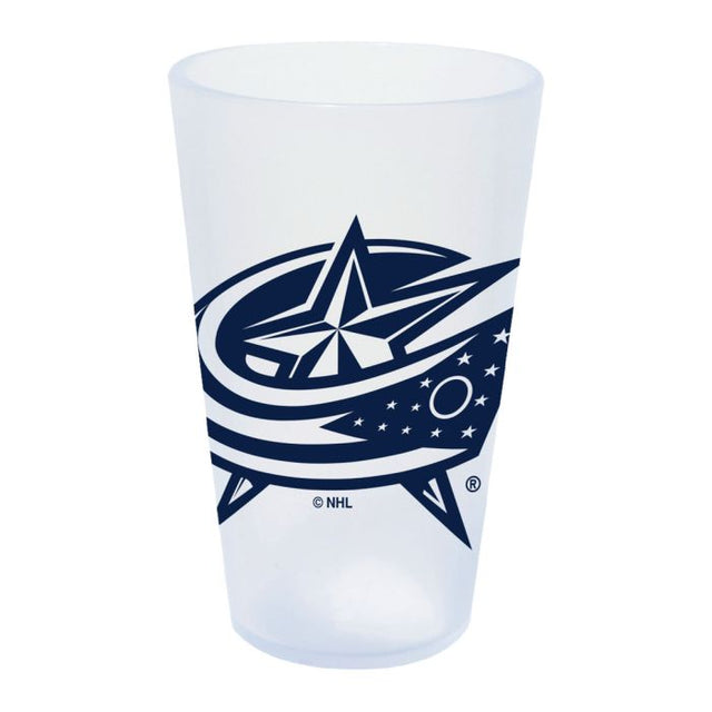 Vaso de pinta de silicona de 16 oz de Columbus Blue Jackets