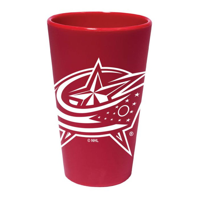 Vaso de pinta de silicona de 16 oz de Columbus Blue Jackets