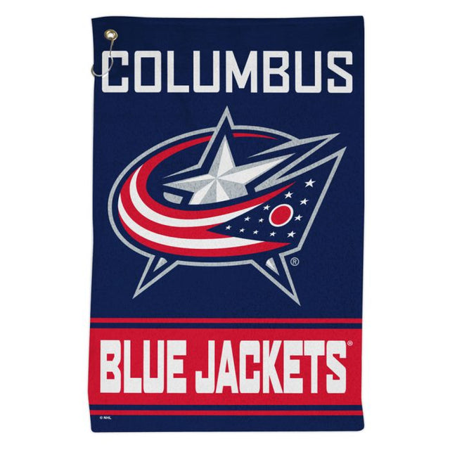 Toalla deportiva de 16 x 25 de los Columbus Blue Jackets