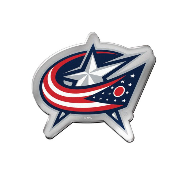 Emblema acrílico para automóvil de los Columbus Blue Jackets