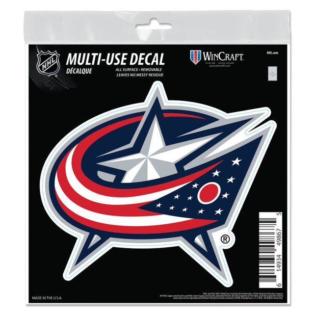 Columbus Blue Jackets All Surface Decal 6" x 6"