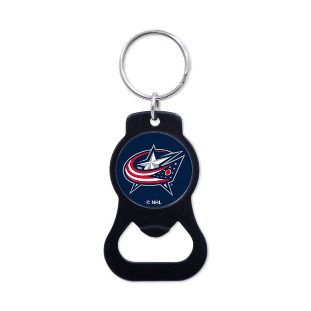 Llavero con abrebotellas de color negro de los Columbus Blue Jackets