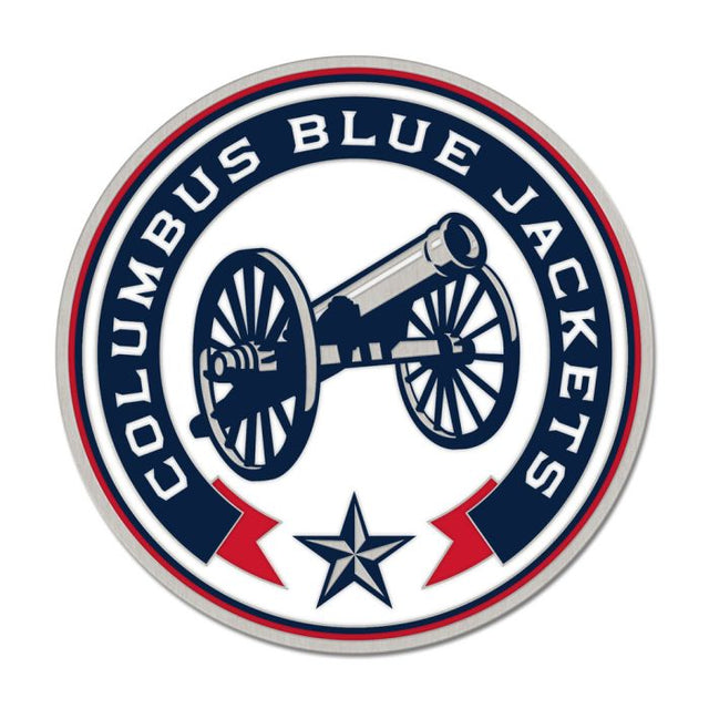 Tarjeta de joyería con pin de esmalte de coleccionista de Columbus Blue Jackets