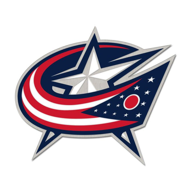 Tarjeta de joyería con pin de esmalte de coleccionista de Columbus Blue Jackets