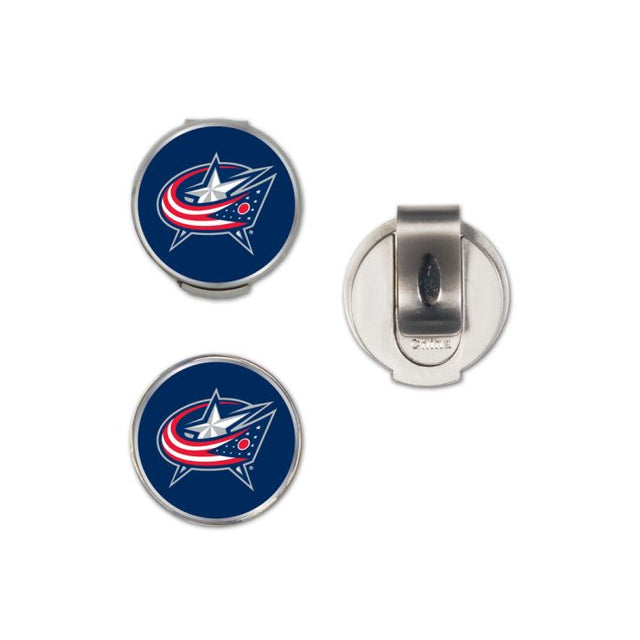 Columbus Blue Jackets Hat Clip w/2 Markers, clamshell