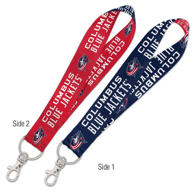 Columbus Blue Jackets Lanyard Key Strap 1"