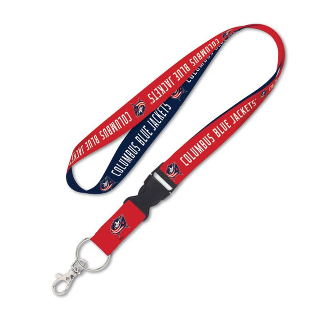 Columbus Blue Jackets Lanyard w/detachable buckle 1"