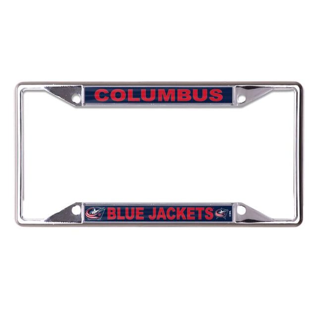 Columbus Blue Jackets MEGA Lic Plt Frame S/S Printed