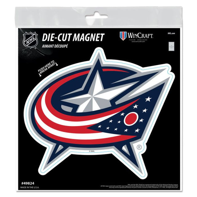 Imanes para exteriores de Columbus Blue Jackets de 6" x 6"