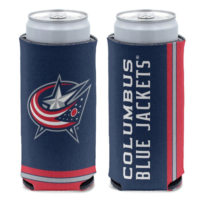 Columbus Blue Jackets PRIMARY 12 oz Slim Can Cooler