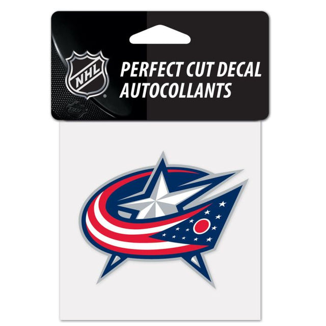 Columbus Blue Jackets Perfect Cut Color Decal 4" x 4"