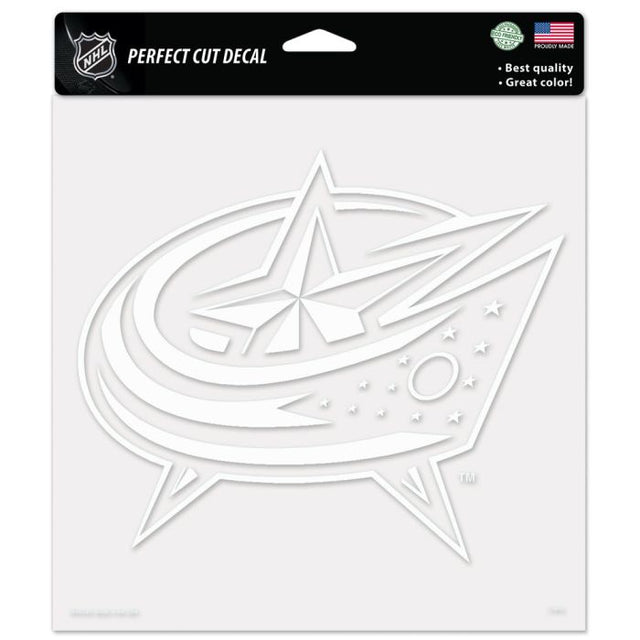 Columbus Blue Jackets Perfect Cut Decals 8" x 8"