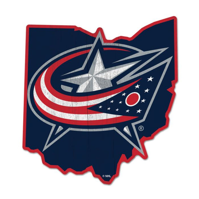 Columbus Blue Jackets STATE SHAPE