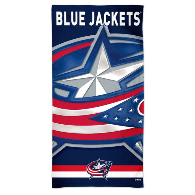 Toalla de playa Spectra de Columbus Blue Jackets de 30" x 60"