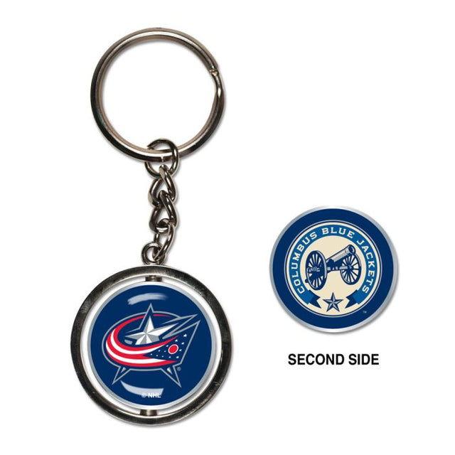 Llavero giratorio de los Columbus Blue Jackets