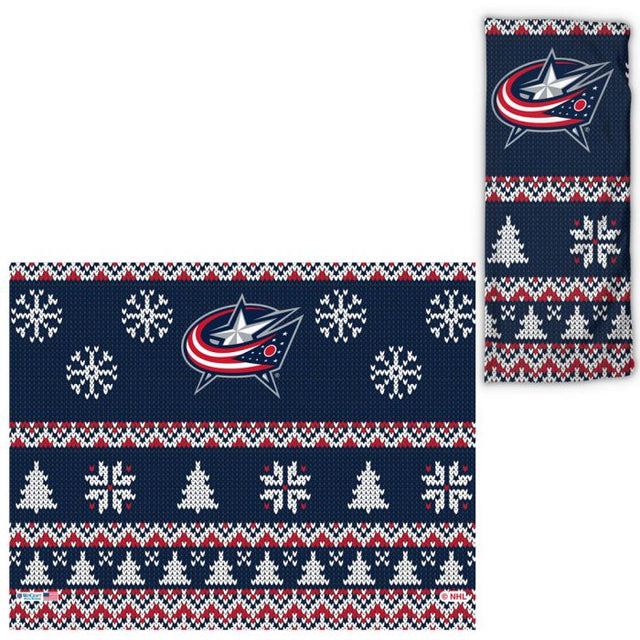 Columbus Blue Jackets / Ugly Sweater Ugly Sweater Fan Wraps